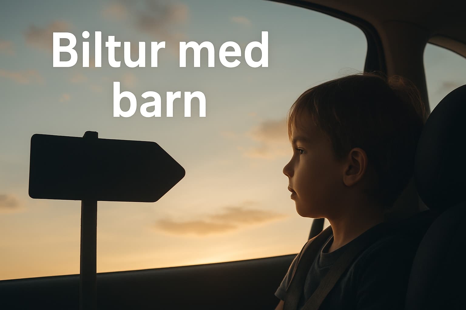 Slik overlever du den lange bilturen med barn i baksetet