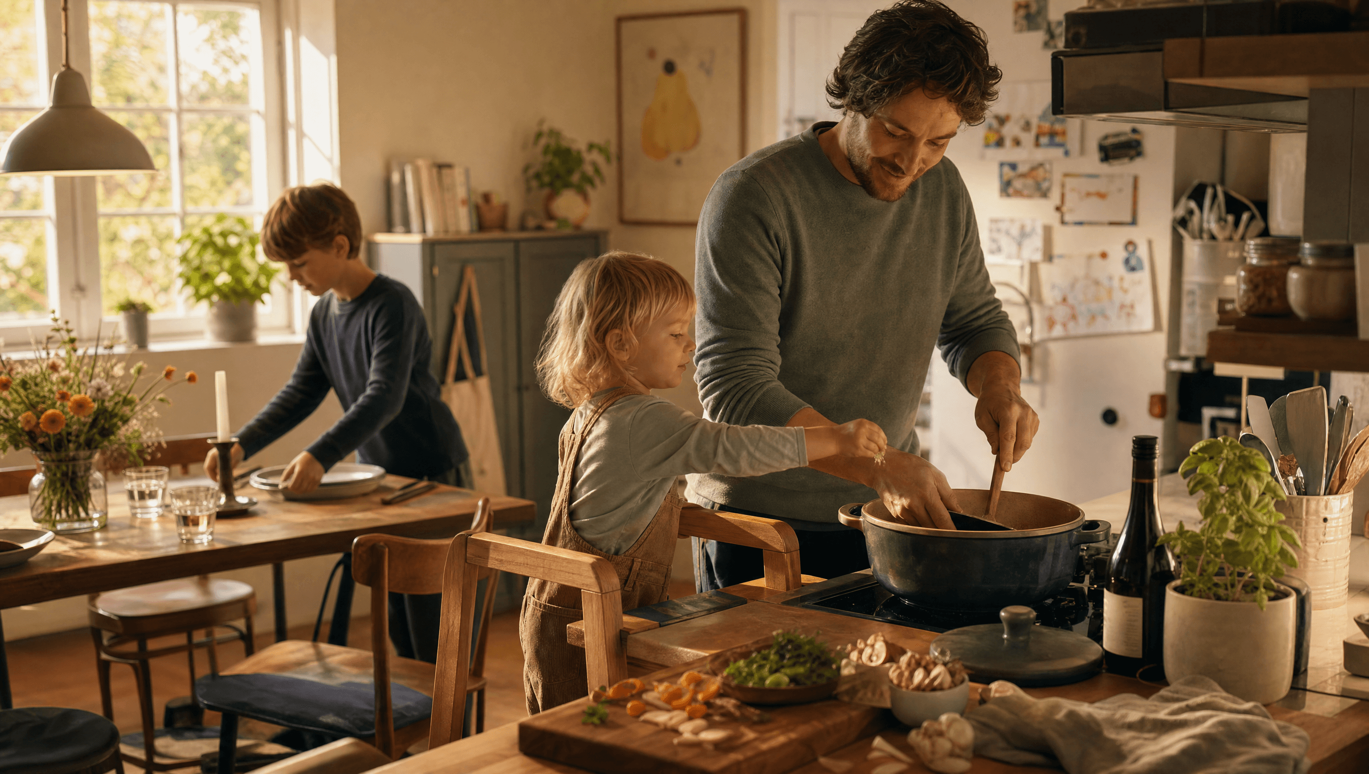 Det som faktisk holder en familie sammen