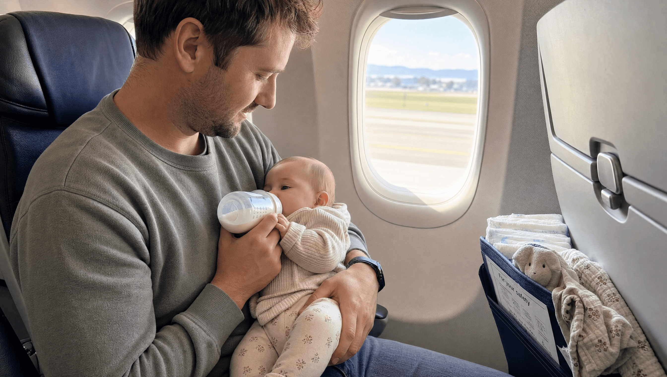 Slik reiser du med baby uten å miste roen